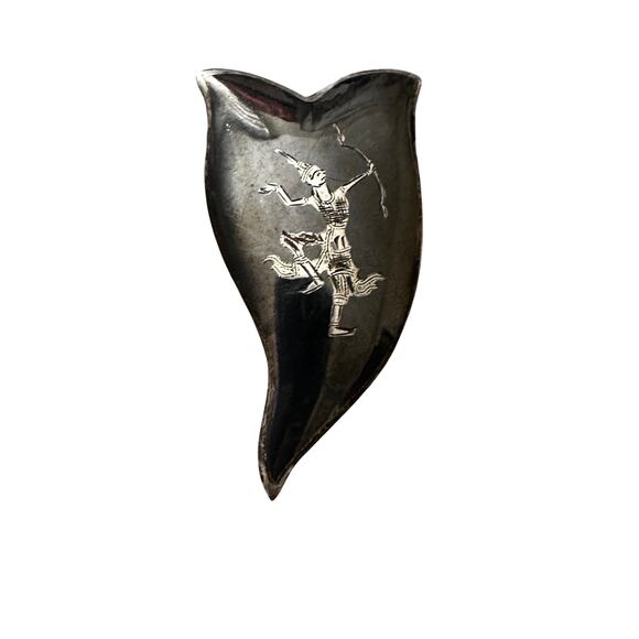Sterling Silver Siam Lightening Goddess Brooch - Picture 2 of 4